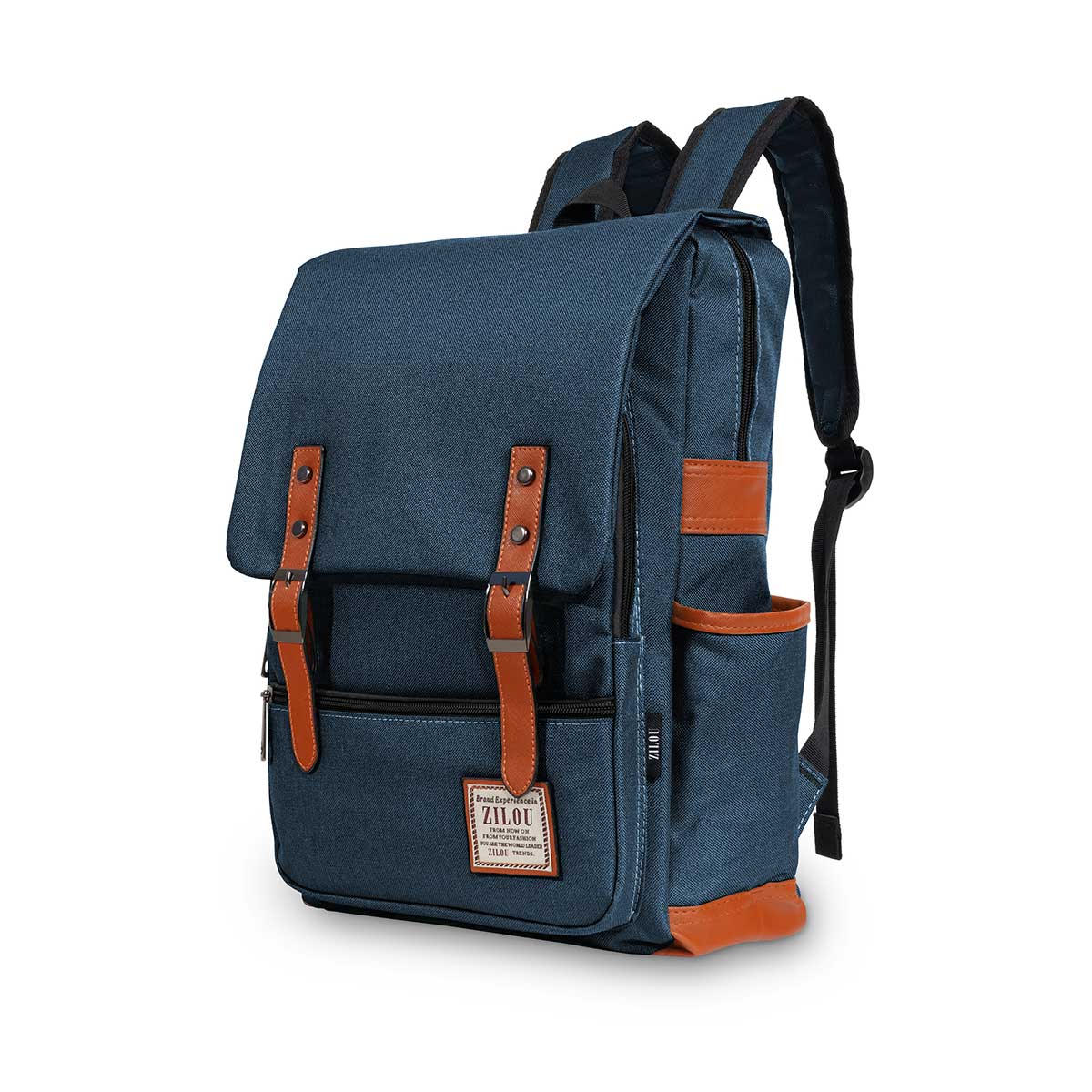 ZILOU Laptop Rugzak - 28L - Blauw zilou laptop rugzak 28L groen blauw