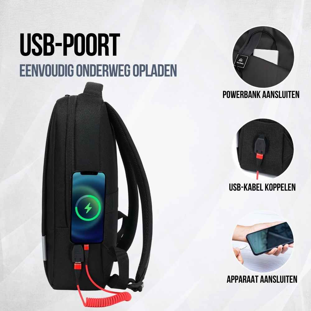 Rugtas Danil USB-Poort zilou-rugtas-danil-usb-poort